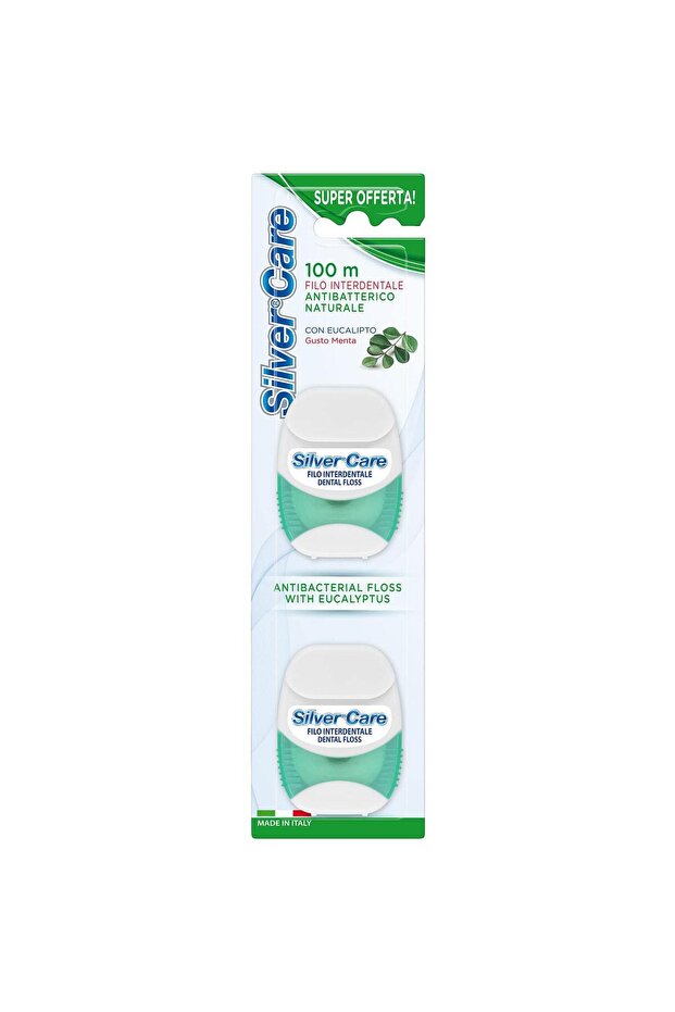 Antibacterial Eucalyptus Floss 50m Set 2pcs