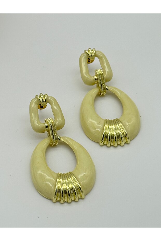 Iris Wave Geometric Earrings - 3