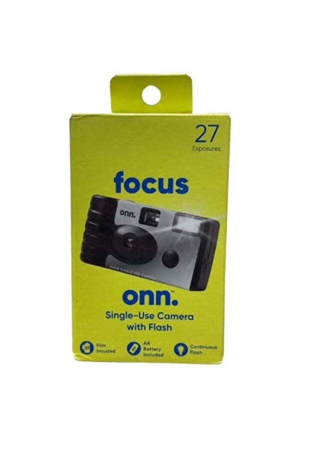 focus Disposable Single Use Camera With Flash 33mm 5MP Black
