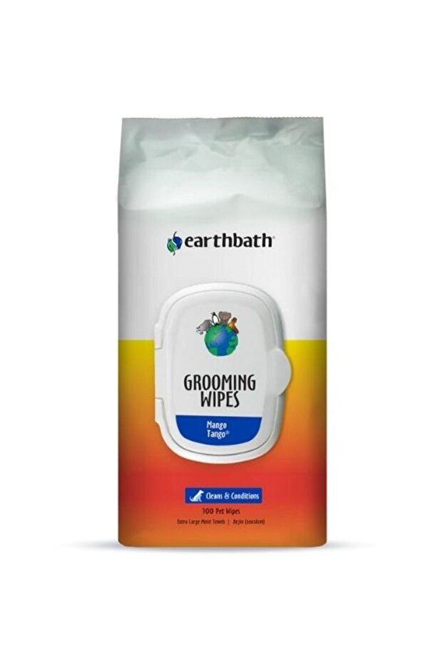 Grooming Wipes Mango Tango for Dogs & Cats, 100 pcs