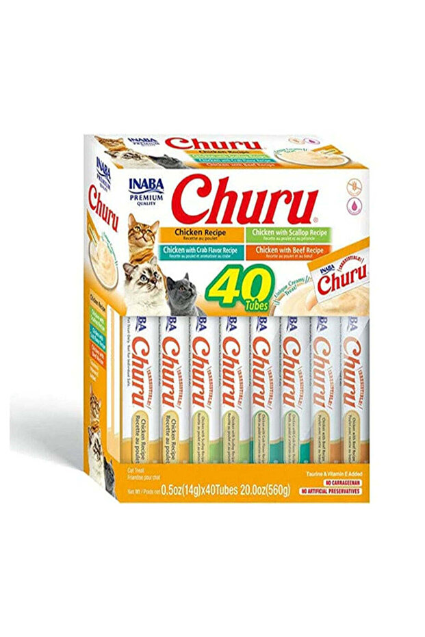 Churu Chicken Variety Box Cat Treats 40x14g