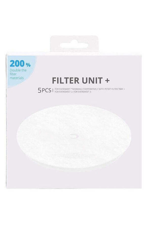Eversweet Smart Water Fountain Replacement Filters for Dogs & Cats - 5pcs