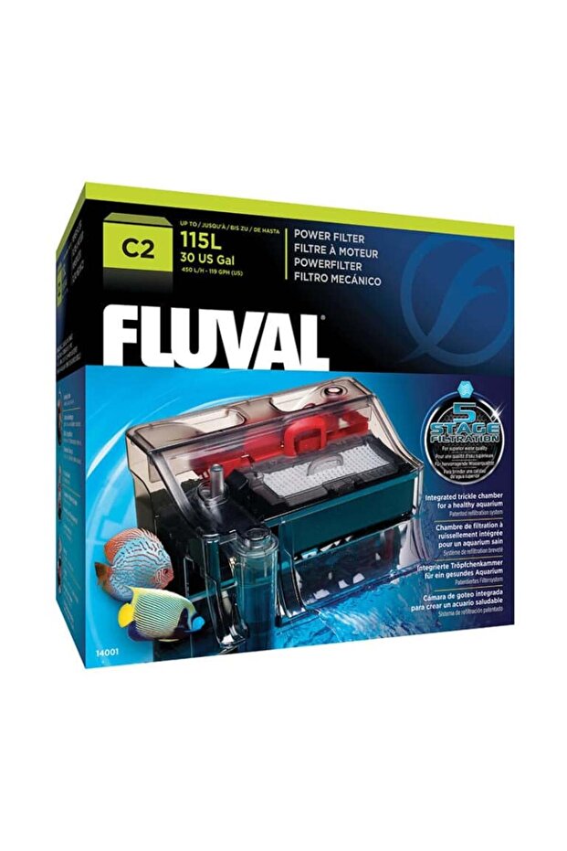 Aquarium C2 Power Filter 30 US Gal / 115 L