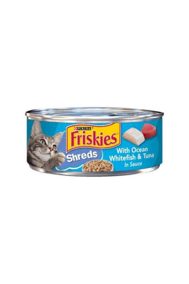 Savory Shreds Whitefish & Tuna Cat Wet Food 156G