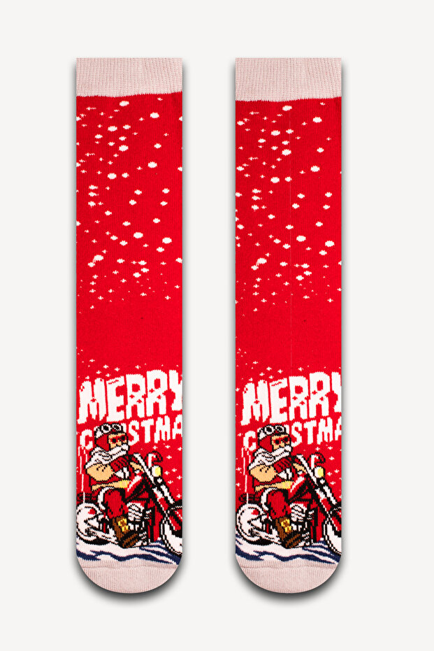 Çılgın Noel Baba Havlu Çorap - 1