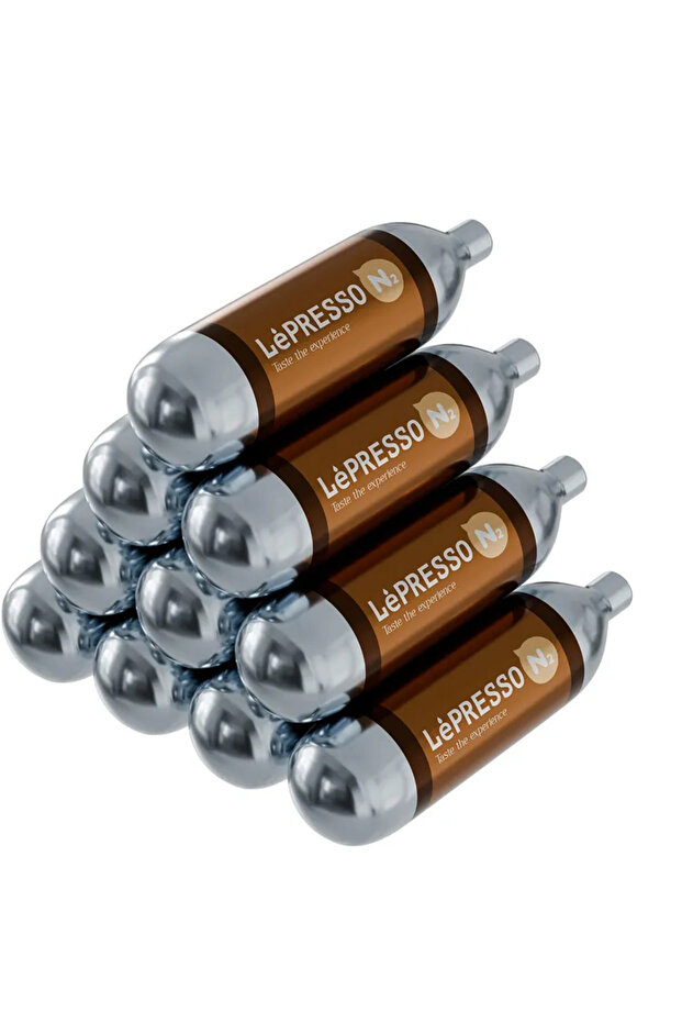 N2) CAPSULE CHARGERS FOR COFFEE (10PCS) - SILVER