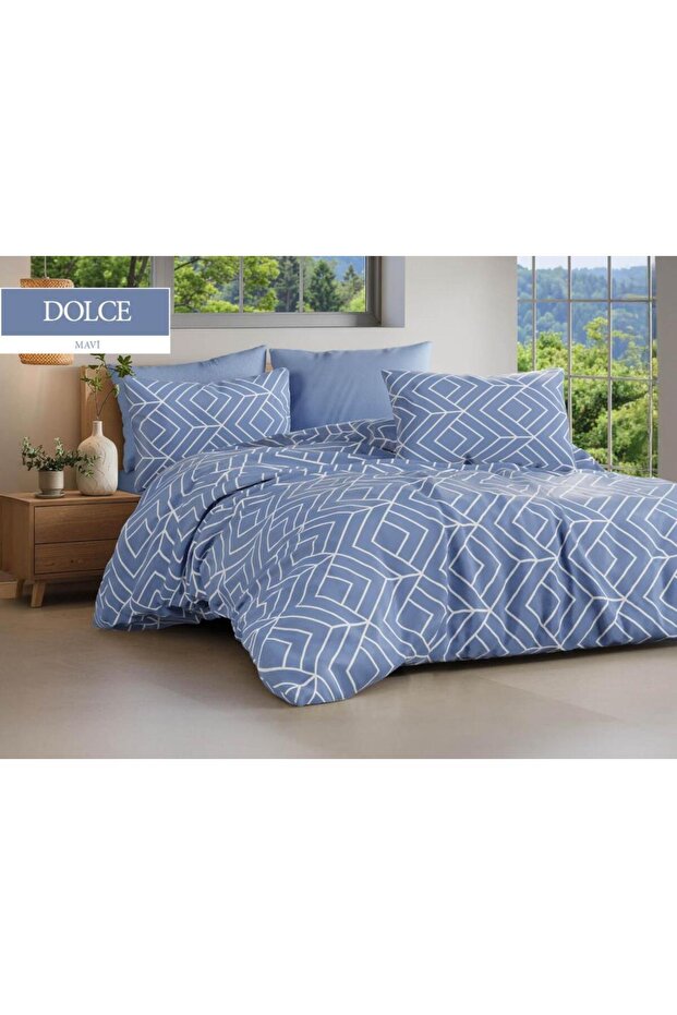 Dolce Blue Double Bedding Set - 1