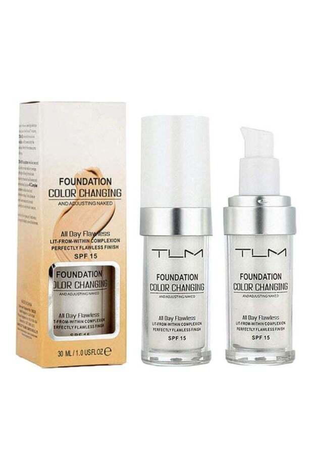 2-Piece All Day Flawless Colour Changing Foundation SPF15 White
