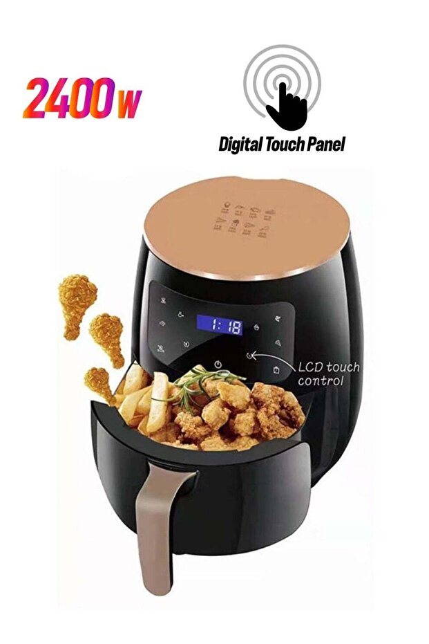 6L Touch Screen Multifunctional Digital Air Fryer 2400W