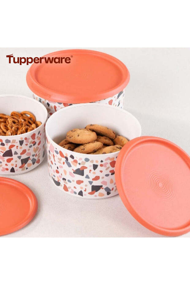 حاوية تخزين بضغطة واحدة موزاييك 2 لتر - 3