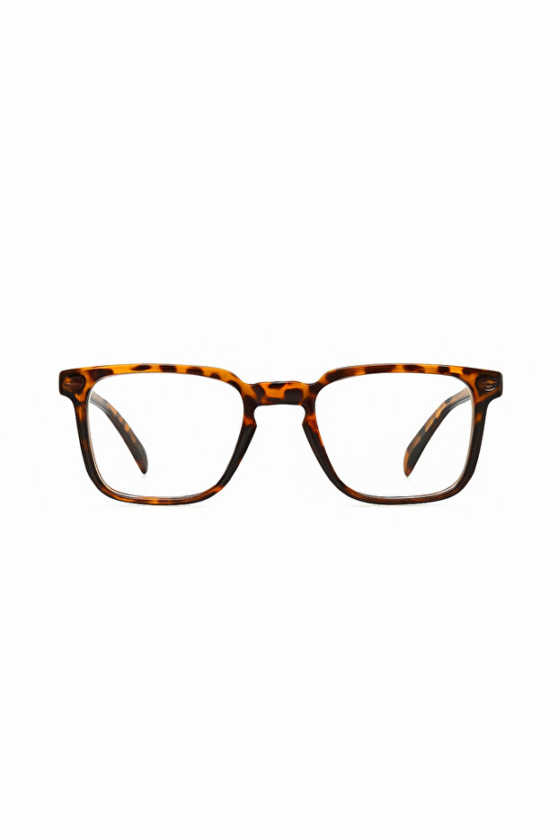 نظارات كمبيوتر مربعة الشكل بفلتر الضوء الأزرق على شكل الفهد - 1