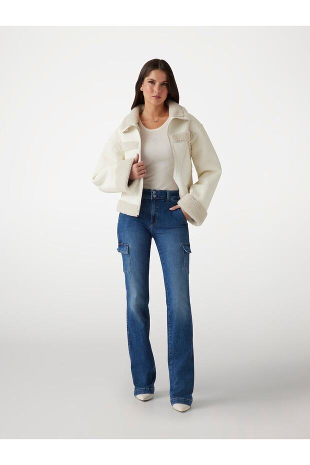 Cargo Kadın Jean - 2