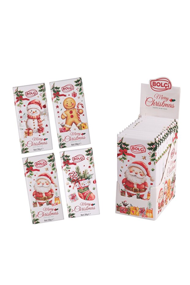 Bolçi SÜTLÜ İNCE TABLET 30 GR (MERRY CHRISTMAS)