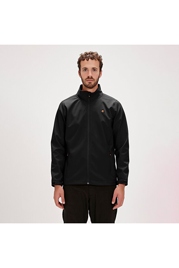 Conch Softshell Erkek Siyah Ceket - 1