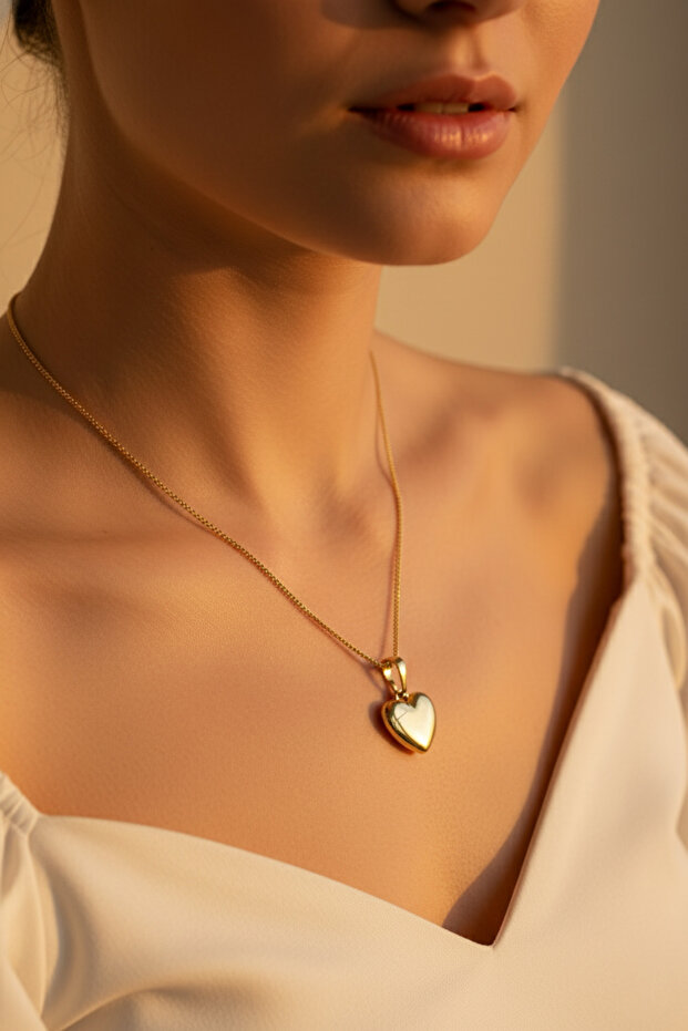 Xuping Kalp Kolye - 1