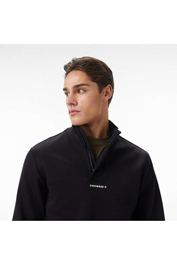 Erkek Siyah Sweatshirt - 4