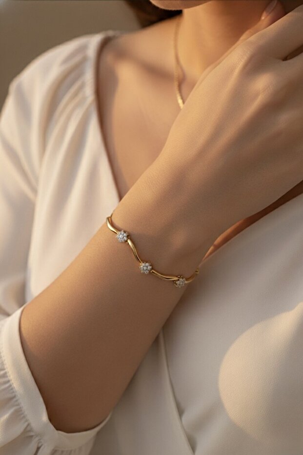 Xuping Çiçek Bileklik - 1