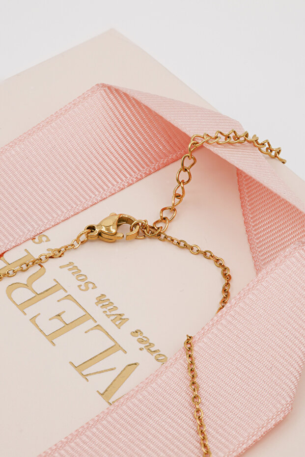 Labubu Elf Taşlı Kolye - 3