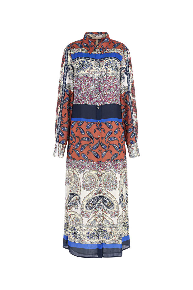 Floriane Kadın Gömlek Elbise - 1