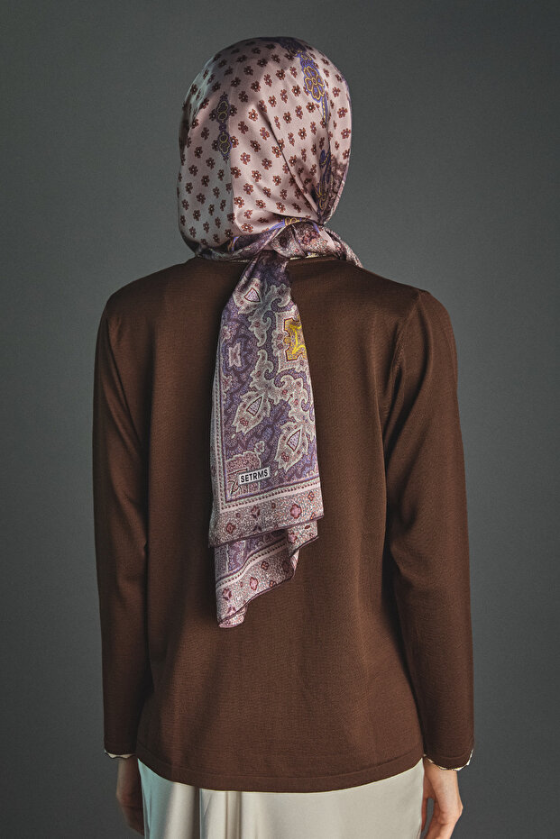 Süs Düğmeli Triko Bluz - 6