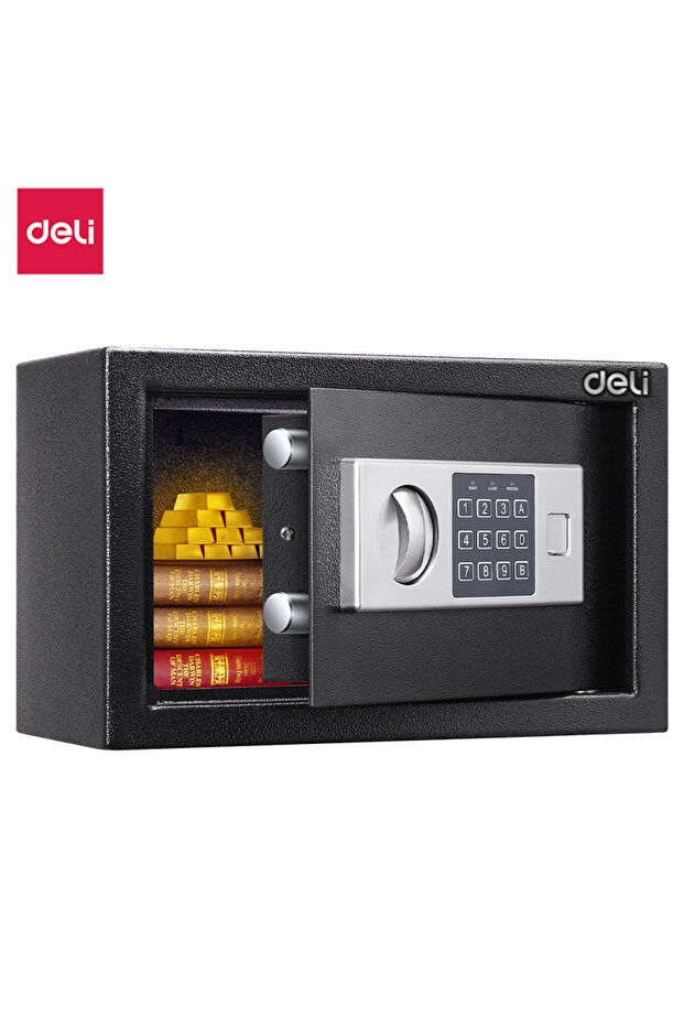 ET520 Electronic Safe Box, (20x31x20cm), Steel Security Safe with Digital Lock, 4.1kg Black