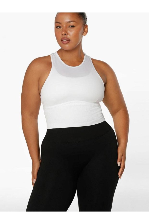 Seamless Contour Cropped Tank Sports Tank Top