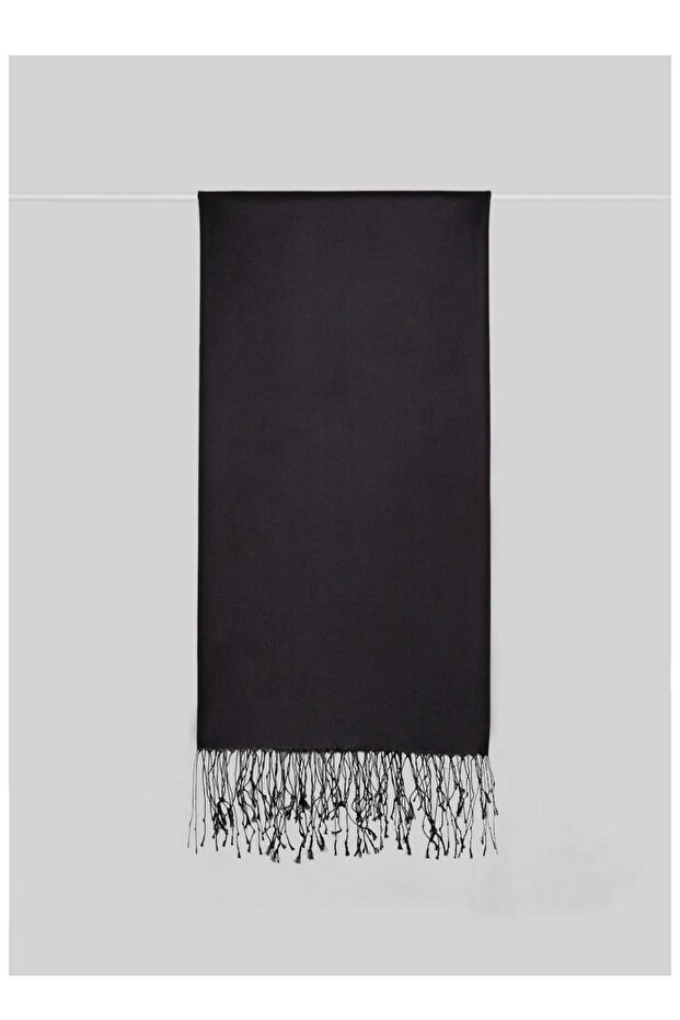 %100 ipek şal siyah - 2