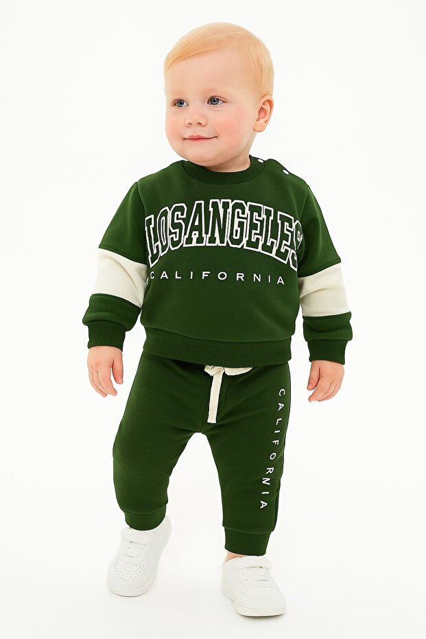 Los Angeles Baby Boy Winter Tracksuit Set