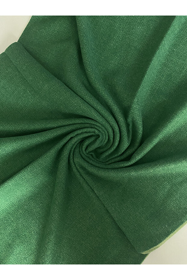 شال شتوي بلون واحد على الوجهين - 2