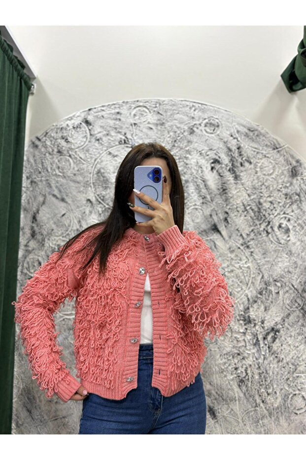 püsküllü hırka - 1