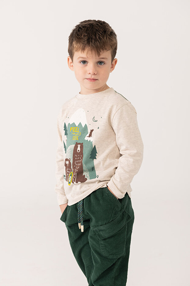 Boy's Animals Printed Tshirt