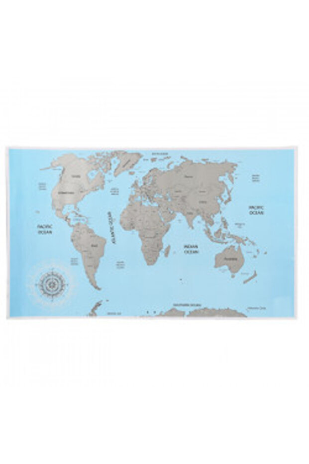 Scratch-off World Map - 5