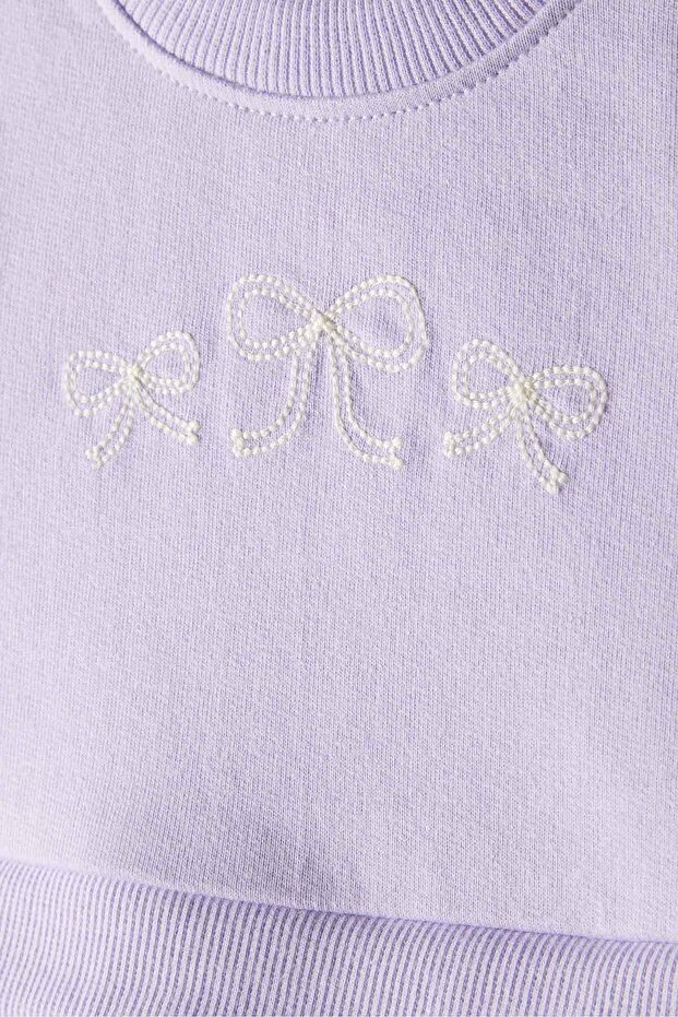Kız Bebek Mor Elbise - 3