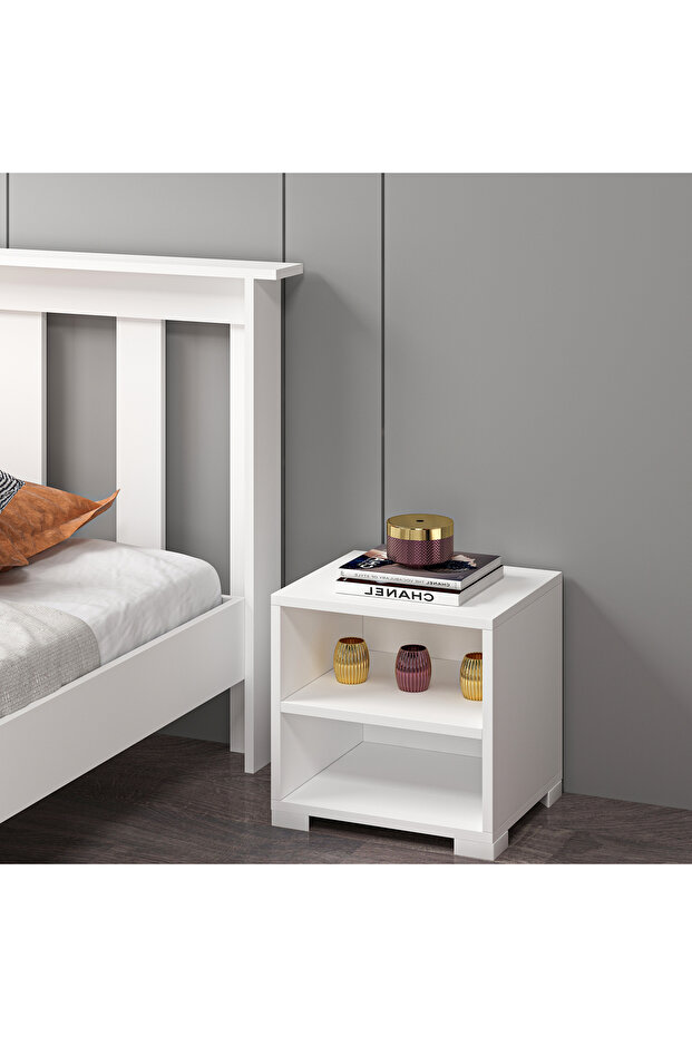 Mdf Beyaz Komodin A1004 - 1