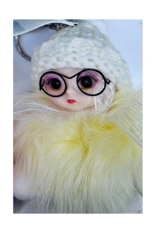 TOYESS Cute Fashion Soft Doll Keychain – Faviola Yellow
