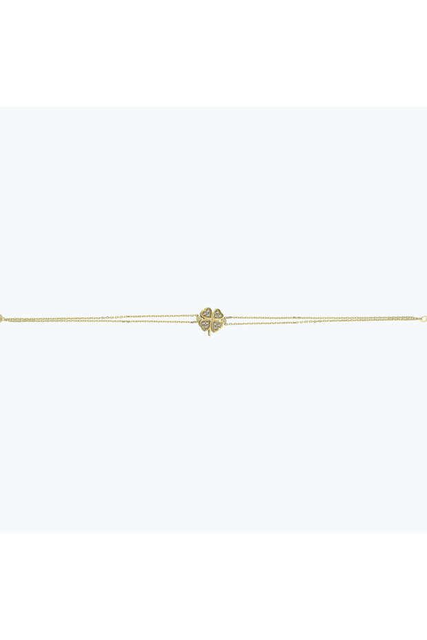 Altın Yonca Bileklik - 2