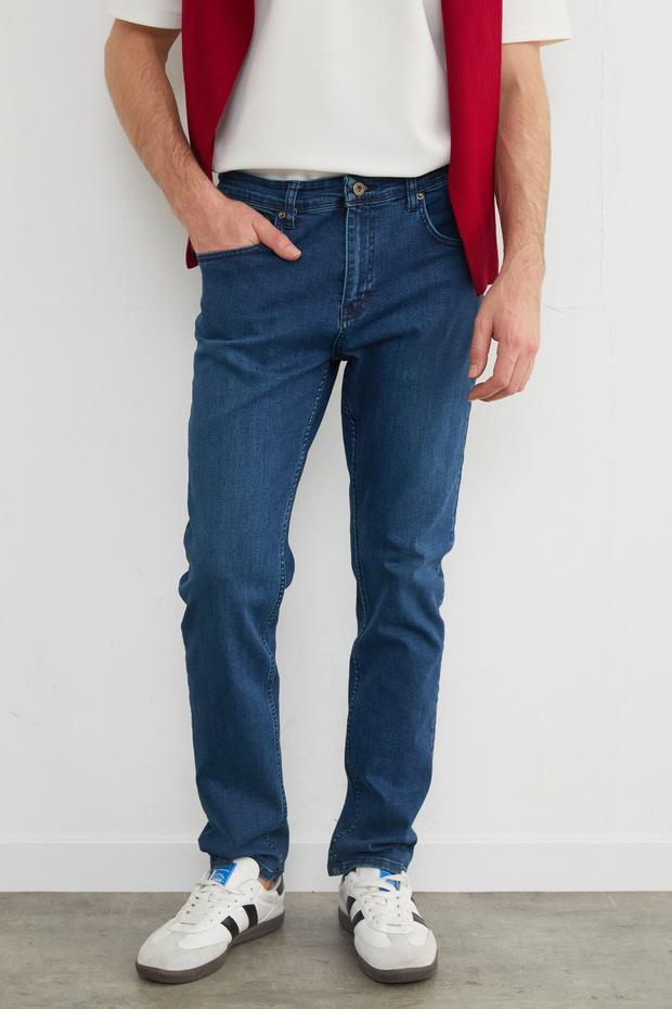 Regular Fit Normal Bel Jean - 2