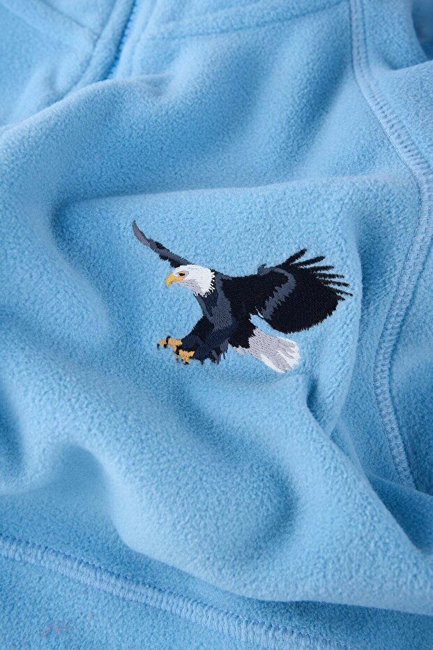 Kartal Half-Zip Polar - Mavi - 2