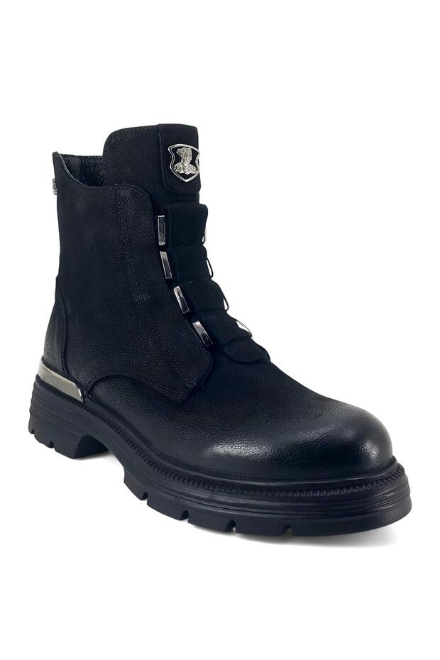 2353524 25Kb Women's Casual Boots Black Nubuck