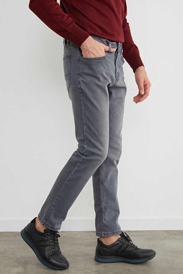 Regular Fit Normal Bel Jean - 4