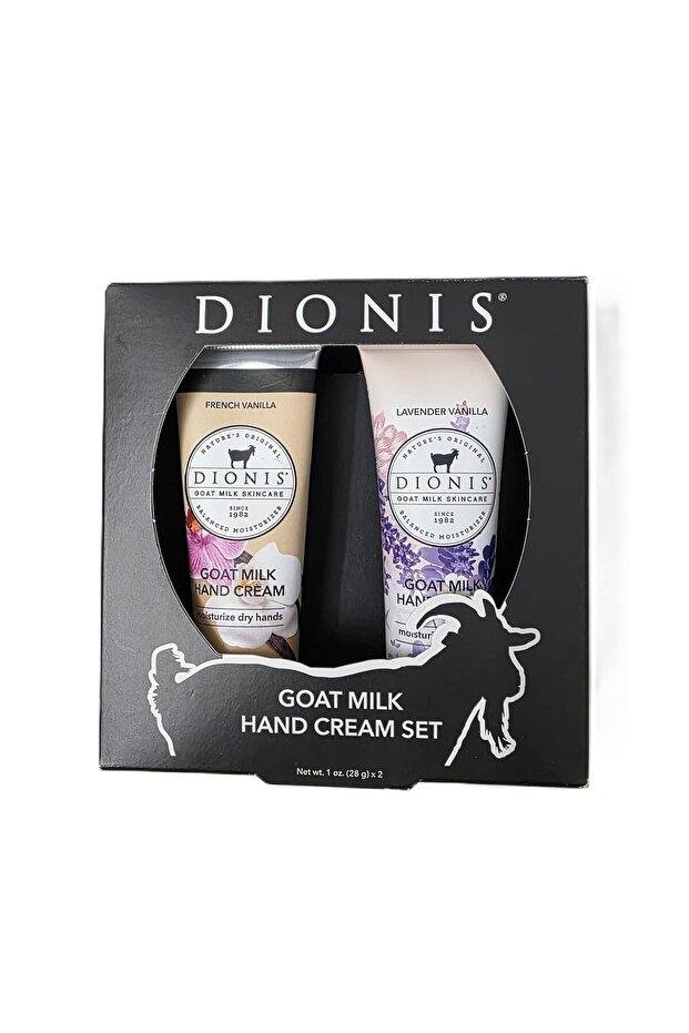 Goat Milk Hand Cream Set French Vanilla & Lavender Vanilla 2-Pack