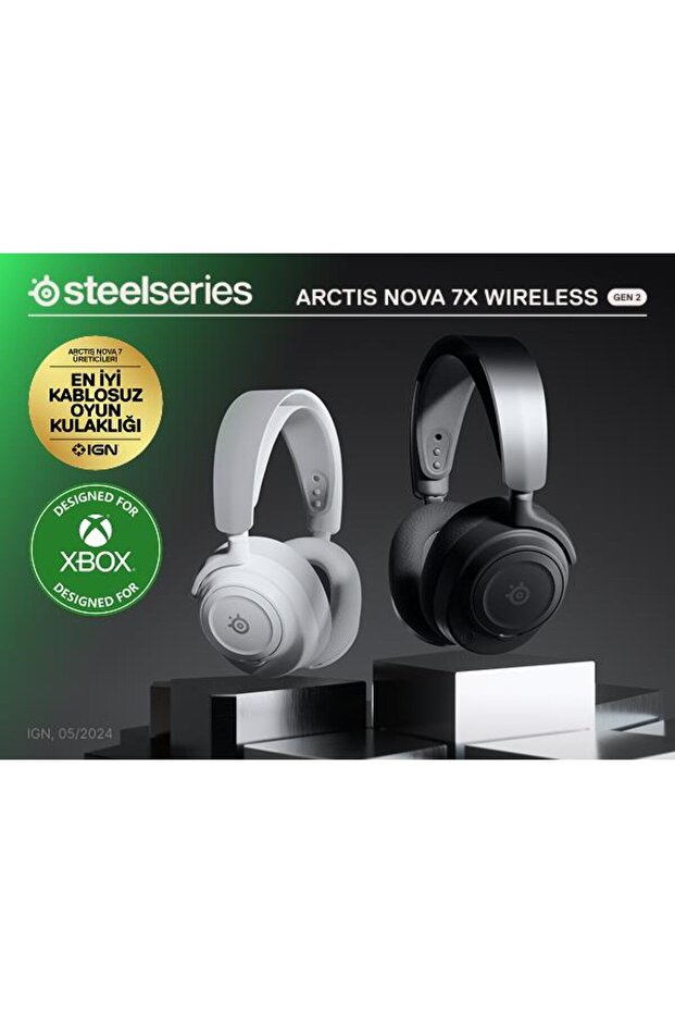 Arctis Nova 7X Gen2 Kablosuz Beyaz Gaming Kulaklık - 4