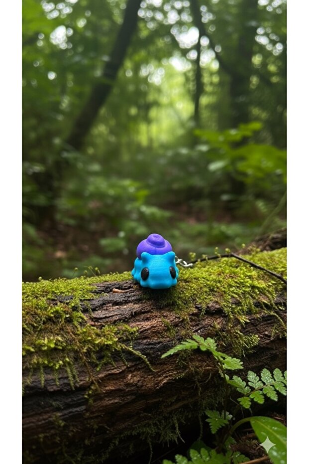 سلسلة مفاتيح على شكل حلزون متحرك - 2