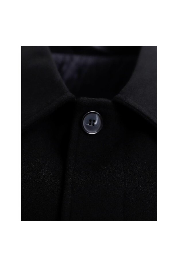 SİYAH Kaşe Kaban - 3