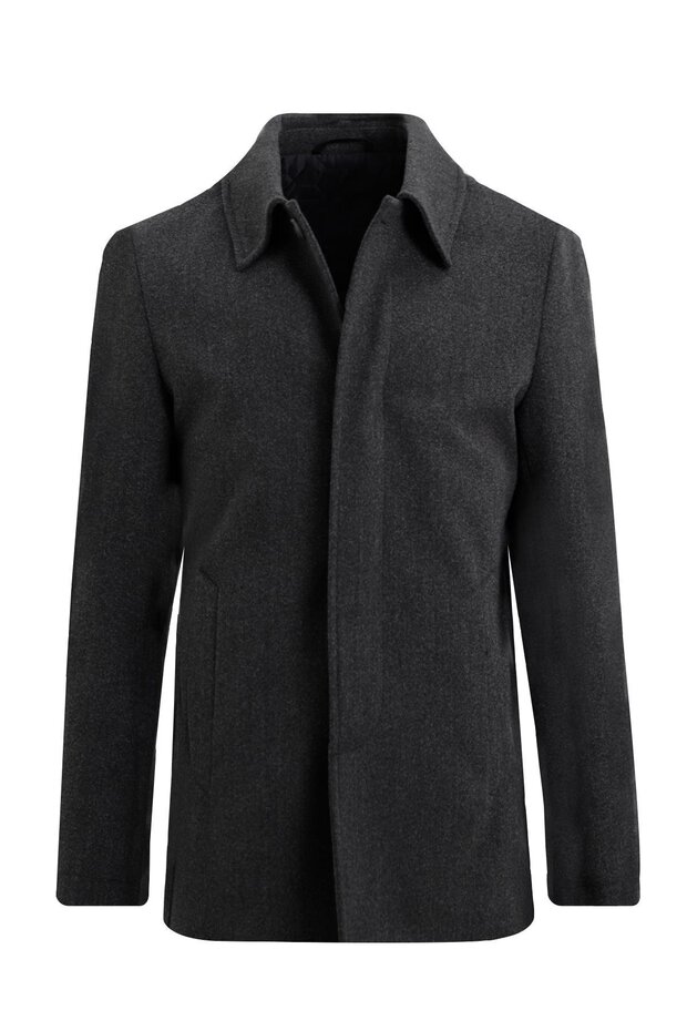 ANTRASİT Kaşe Kaban - 1