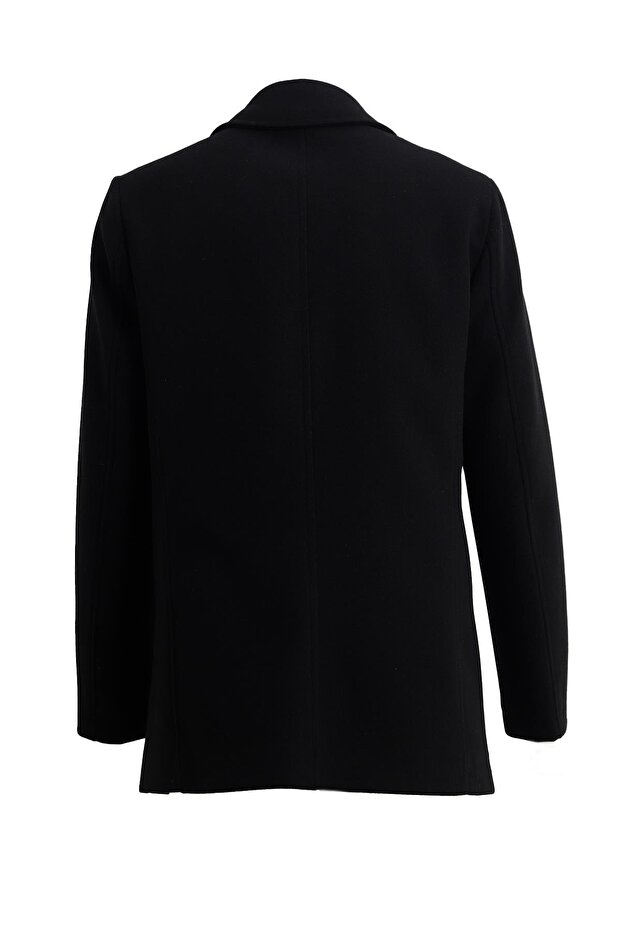 SİYAH Kaşe Kaban - 2