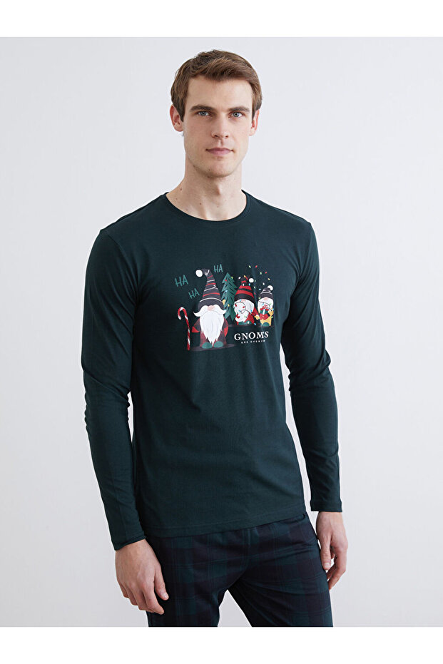 New Year's Themed Men's Pajama Set