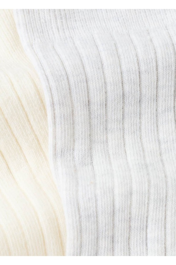 2'li fitilli pamuklu çorap seti - 4