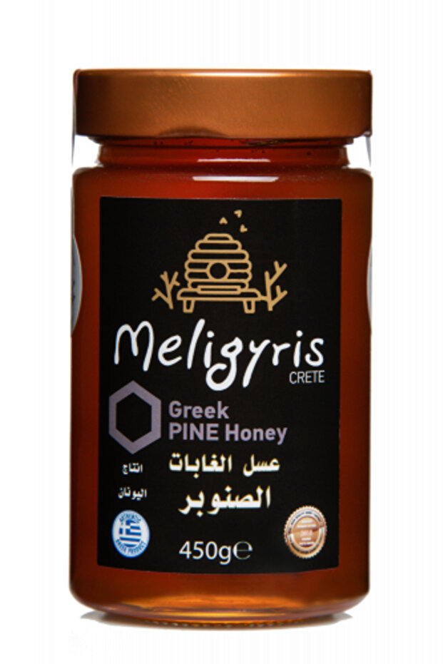 عسل الصنوبر 450 جرام Golden Fields Forests - Pine Honey