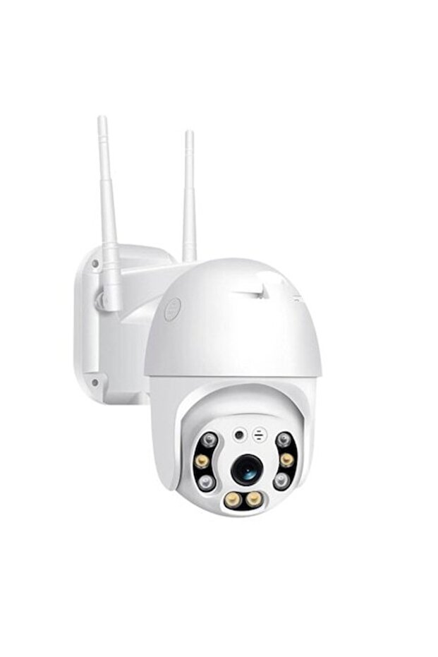 Wireless Full HD 360° Surveillance Camera, White - 1